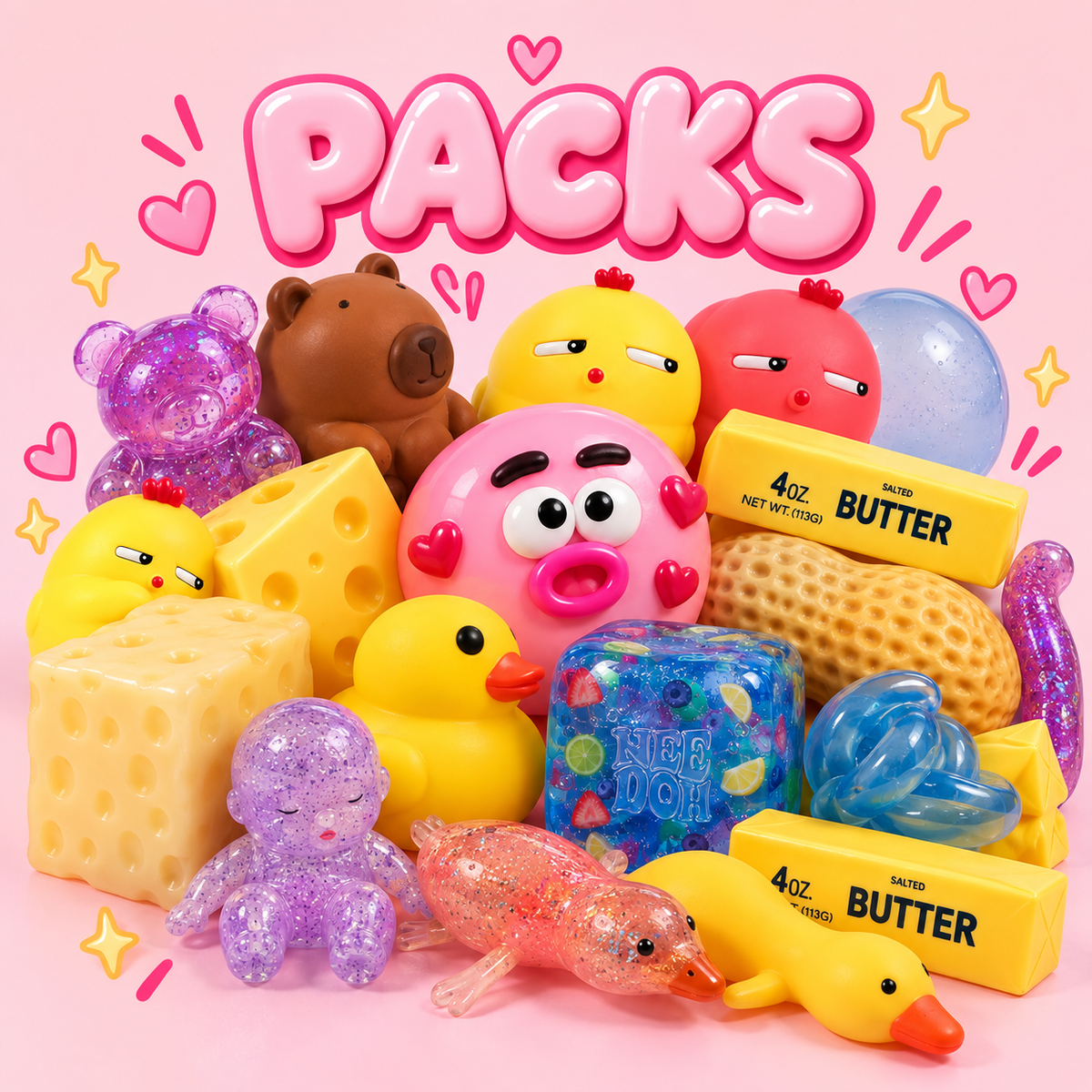 Squishy Box de Squishy Chile para regalar en cumpleaños