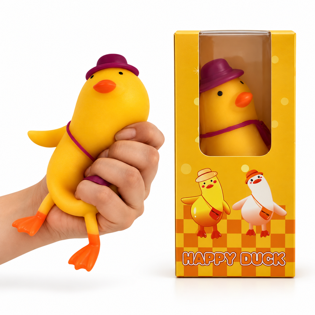 Squishy Pato Cartero con Accesorios