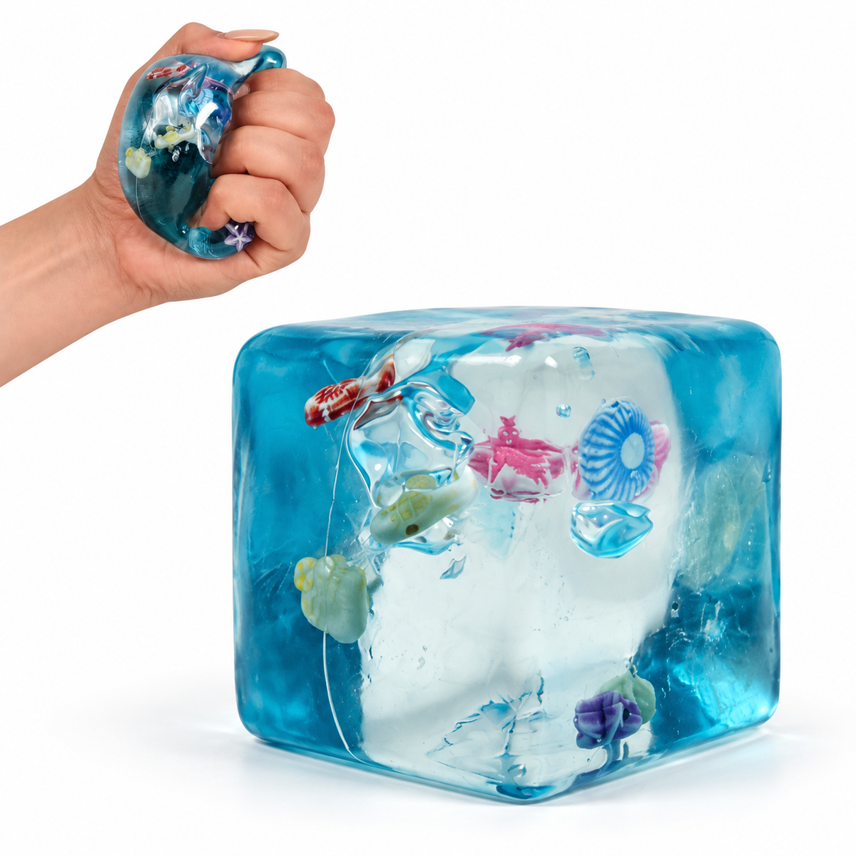 Squishy Cubo Conchitas de Mar