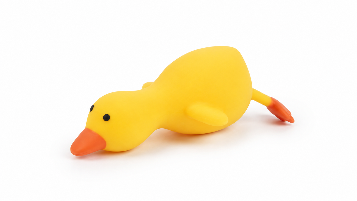 Patito amarillo intacto, foto ecommerce
