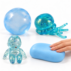 Squishy Box Azul · foto contextual del pack