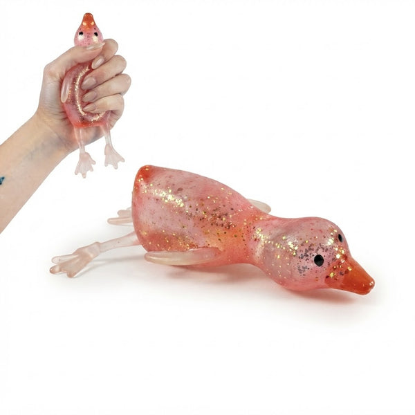 Squishy Patito Volador Glitter