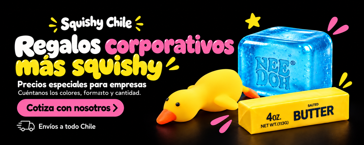 Regalos corporativos más squishy: precios especiales para empresas, envíos a todo Chile