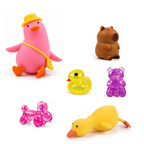 Squishy Box Animal Lover Grande Rosado / Rosado / Morado — productos originales sobre fondo blanco