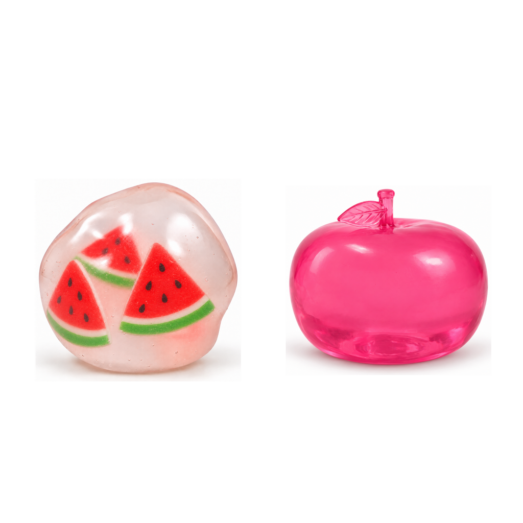Squishy Box Dúo Frutas Sandía / Rosado — productos originales sobre fondo blanco