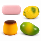 Squishy Box Todo Crunchy completo de 4 piezas, jabón rosado